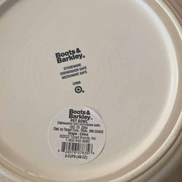 Brand New Boots & Barkley 32oz “Drink Up” Doggie Drinking Bowl– Alabaster Color - Picture 7 of 7